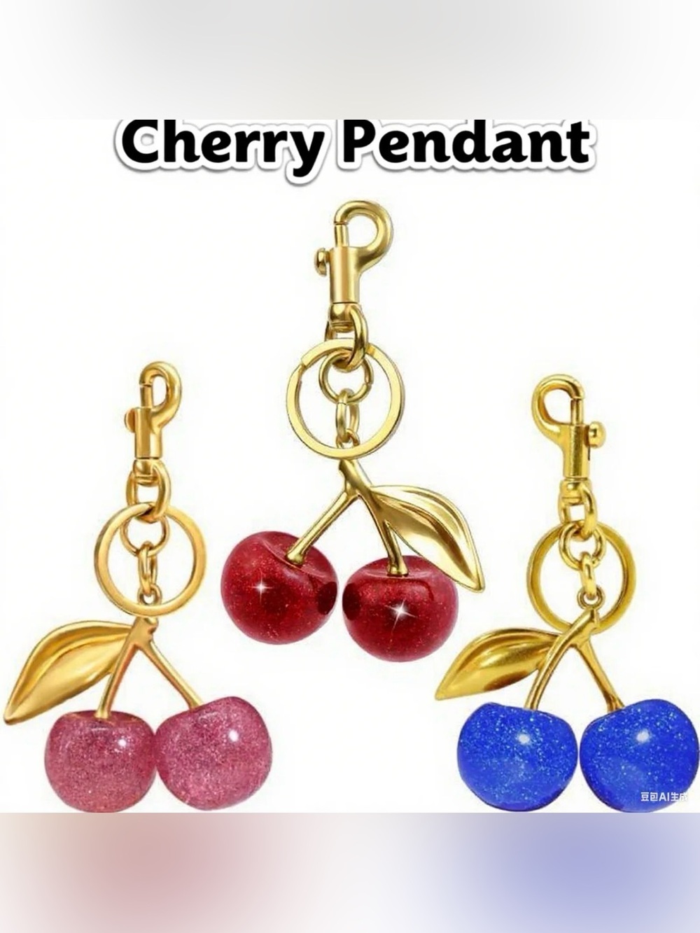1pc Cherry 🍒 Keychain Bag Purse Charm Random Pick